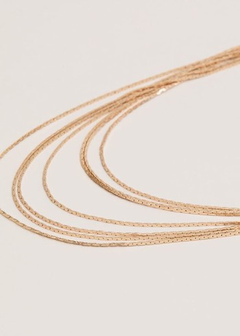 Phase Eight Gold Mutli Chain Fine Jewellery Gold Canada | RECLSO-823